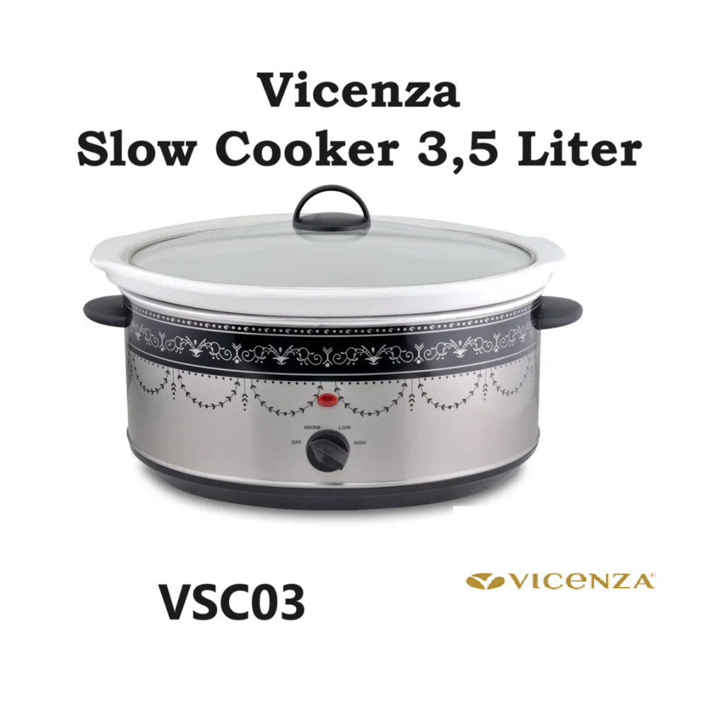 Vicenza Slow Cooker 3.5 Lt VSC03