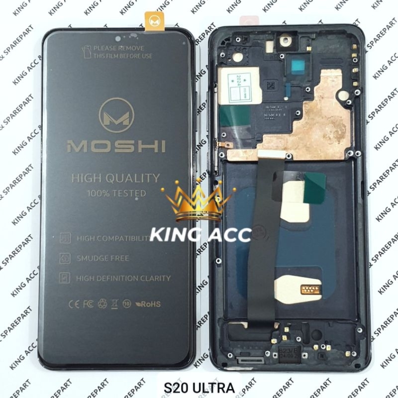Lcd Touchscreen Samsung Galaxy S20 Ultra Plus Frame Non