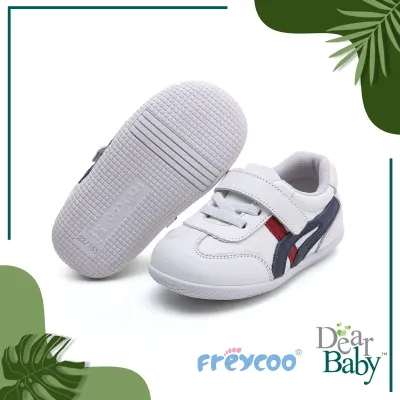 Freycoo - White Melvyn Flexi-Sole Toddler Shoes