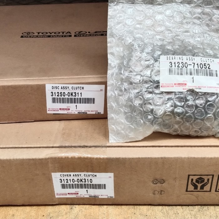 kopling set Innova reborn Fortuner VRZ Hilux Revo mesin 1-2 GD Genuine Harga 3,950,000 rupiah*Gratis Ongkir