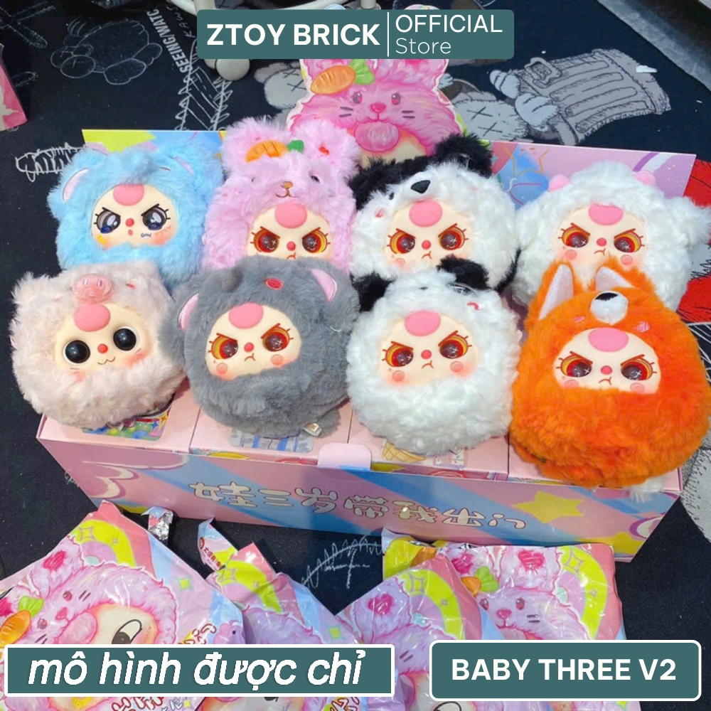 [ mô hình được chỉ định ] Baby Three V2  - BABY THREE ZIPPER - LÀM QUÀ TẶNG , TRANG TRÍ MÓC KHÓA-Vận chuyển từ Việt Nam