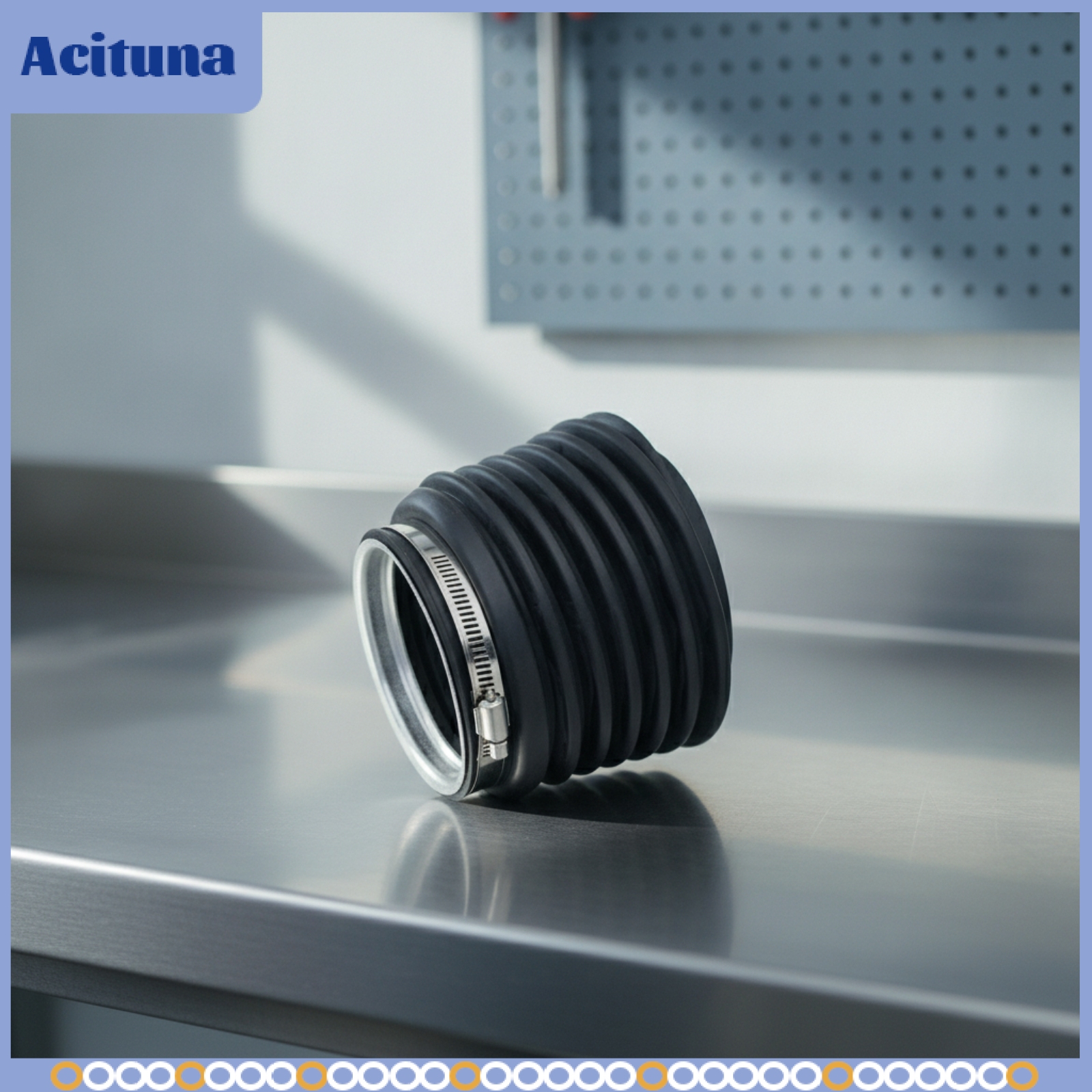 Acituna Flexible Marine Bellows Sleeve Ribbed Bellows Tube with Clamps for Mechanics Giá 633,416 Đồng*Miễn phí vận chuyển