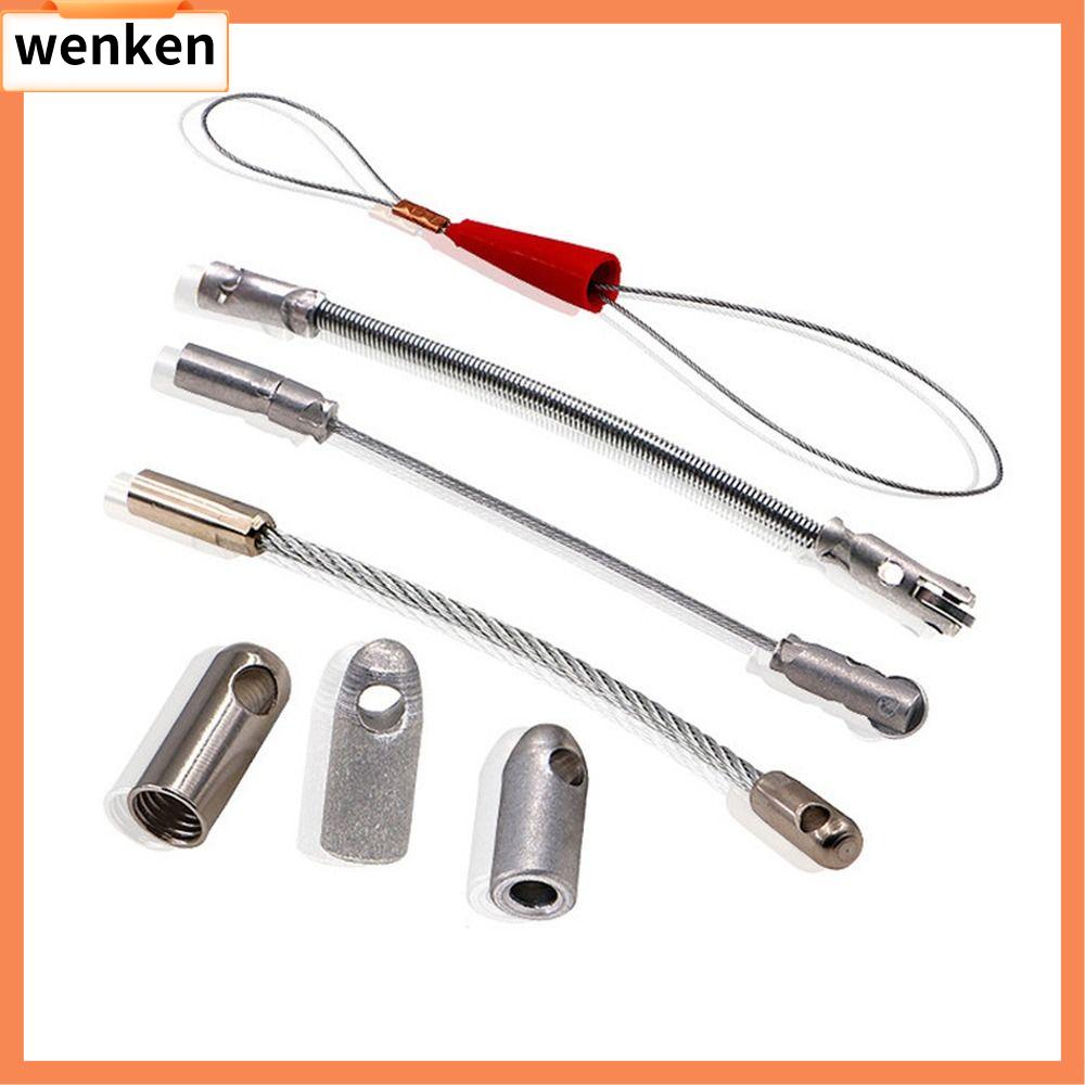 WENKEN Chuyên nghiệp Để sửa chữa Thợ điện Phụ kiện  cáp Đầu nối Băng câu cá DẫN HướNg ren tự động Dụng cụ luồn dây cáp đàn hồi