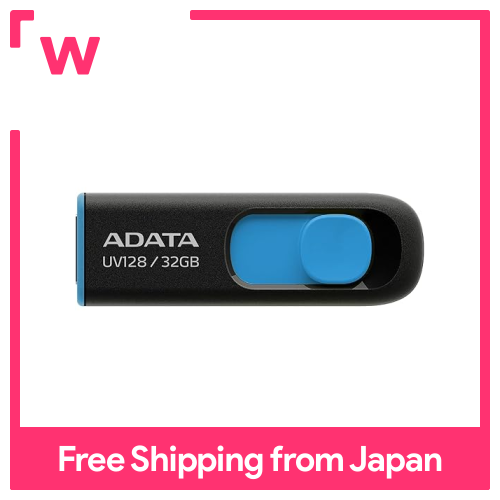 Aida] bộ nhớ USB UV128 Đen/Xanh 32GB USB 3.2 Gen 1 tốc độ cao Tốc độ đọc tối đa 100Mb/GIÂY AUV128-32G-RBE-I