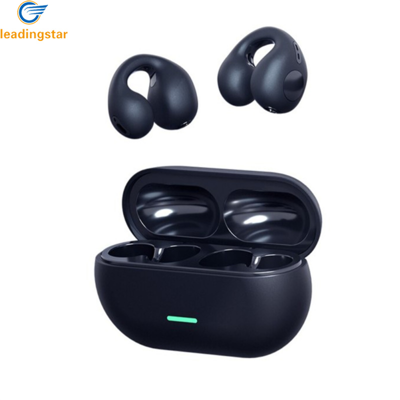 V5.3 Wireless Headphones Bone Conduction Headphones With Charging Case Touch Control Earclip Design Automatic Connection Headset ราคา 161 บาท*ส่งฟรี