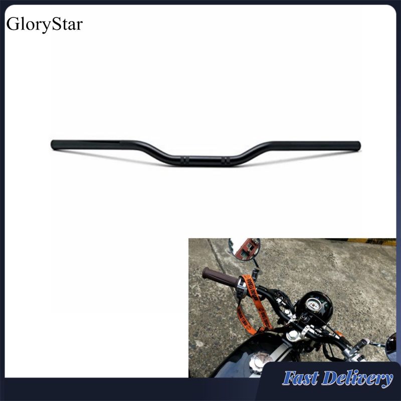 GloryStar Motorcycle Retro Handlebar 7/8" 22mm Euro Style for Cruiser Racer Bike