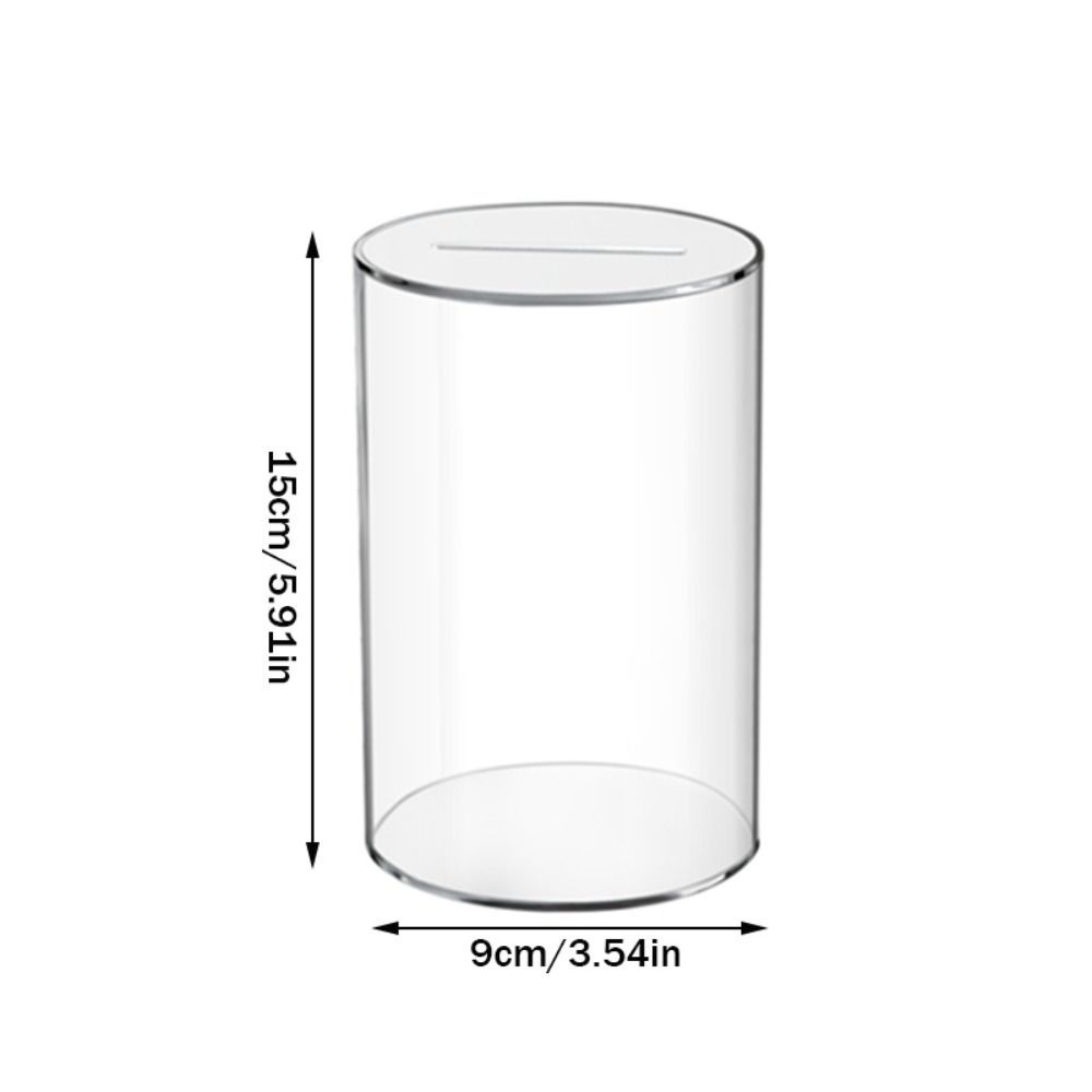 GTRBFDS Clear Piggy Bank Birthday Gift Large Capacity Money Saving Box Fashion Acrylic Change Jar for Adults Kids