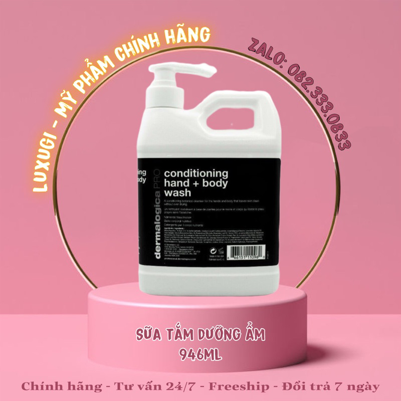 Dermalogica Conditioning Hand + Body Wash 946ml - Sữa tắm dưỡng ẩm, ngừa lão hoá