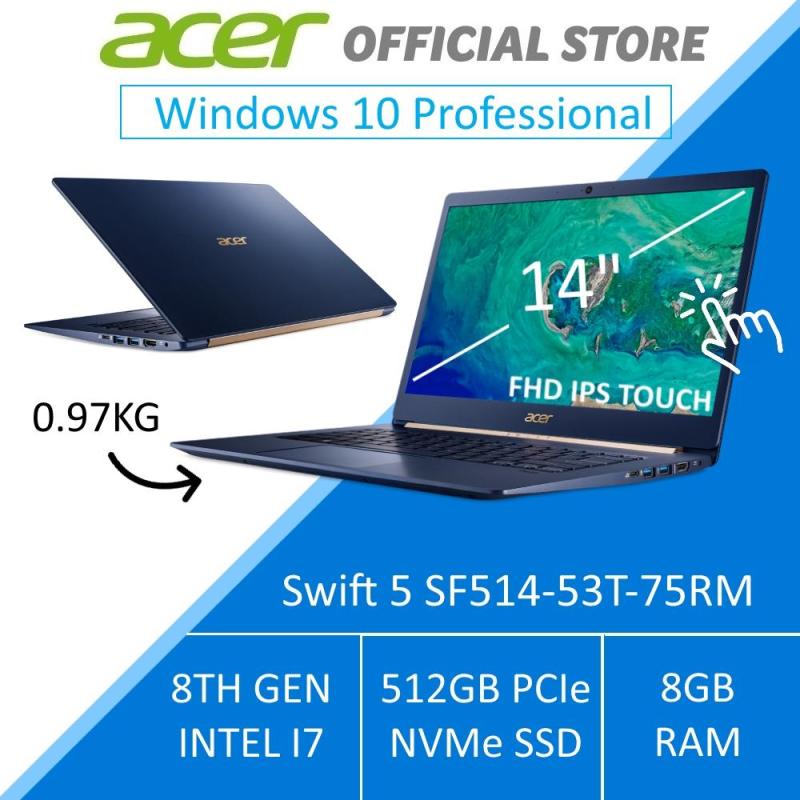 Acer Swift 5 SF514-53T-75RM 14-Inch Intel i7 Lightweight Laptop (BLUE) - Windows 10 Pro