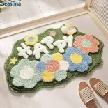 SeasTina Thảm lót sàn, thảm thấm hút vệ sinh, nhà vệ sinh, Thảm phòng tắm, thảm, lối vào phòng tắm