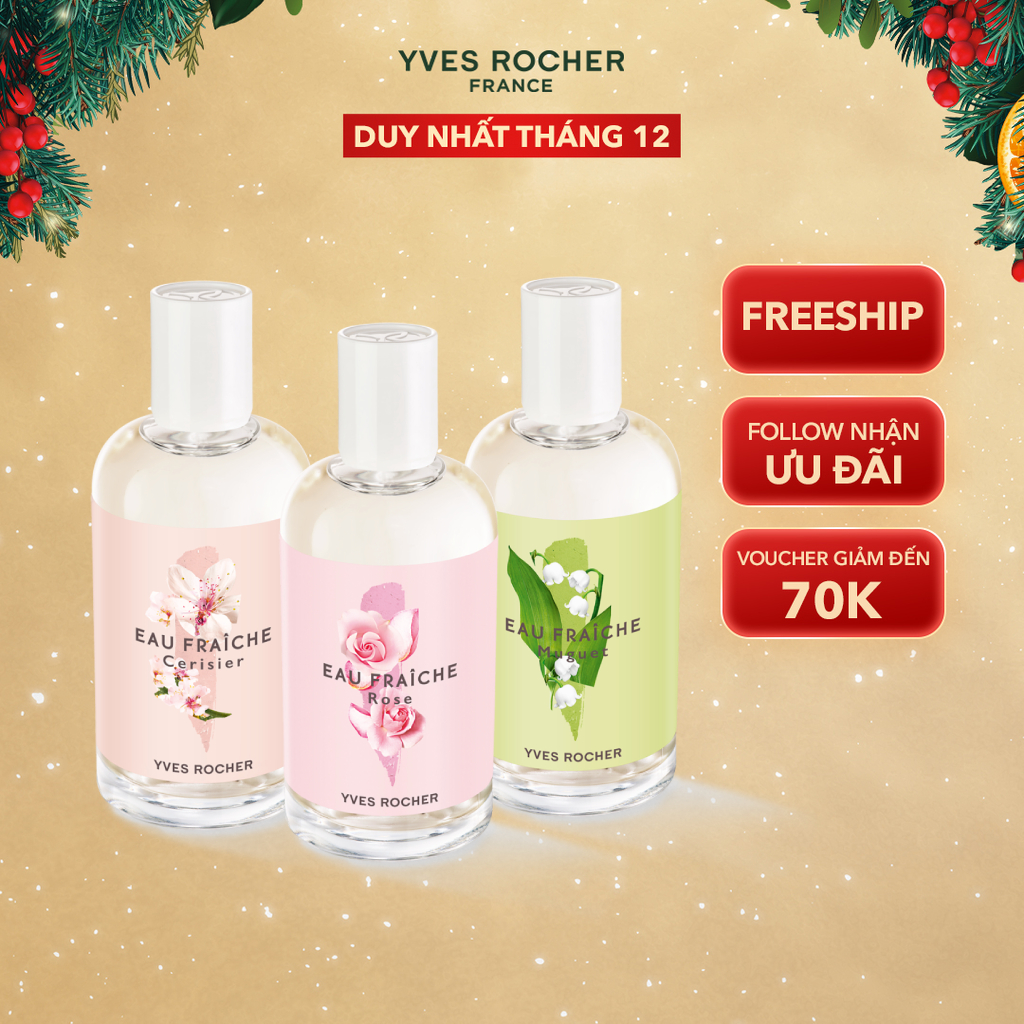  Nước hoa Eau fraiche Perfume Yves Rocher 100ml 