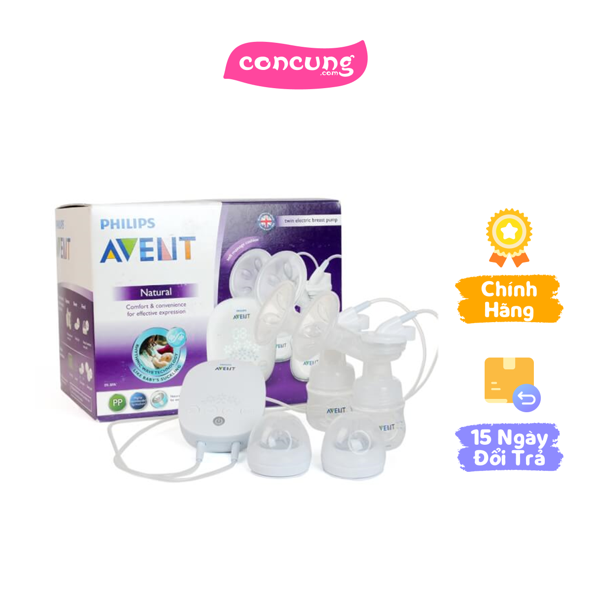 Máy hút sữa điện đôi Philips Avent SCF303/01
