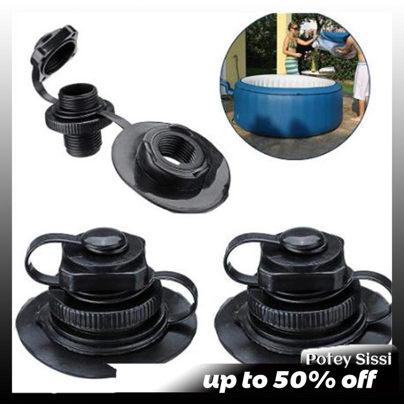 Potey TPU vòi phun bát giác van Thuyền bơm hơi 2-in-1 van với cơ sở PVC
