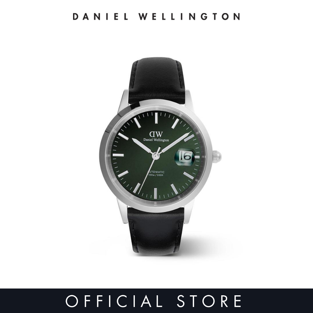 [2 years warranty] Daniel Wellington Iconic Automatic 40mm Sheffield Silver Emerald - Enamel Dial - Men Watch Automatic movement watch DW Official Authentic Original ราคา 13,079 บาท*ส่งฟรี
