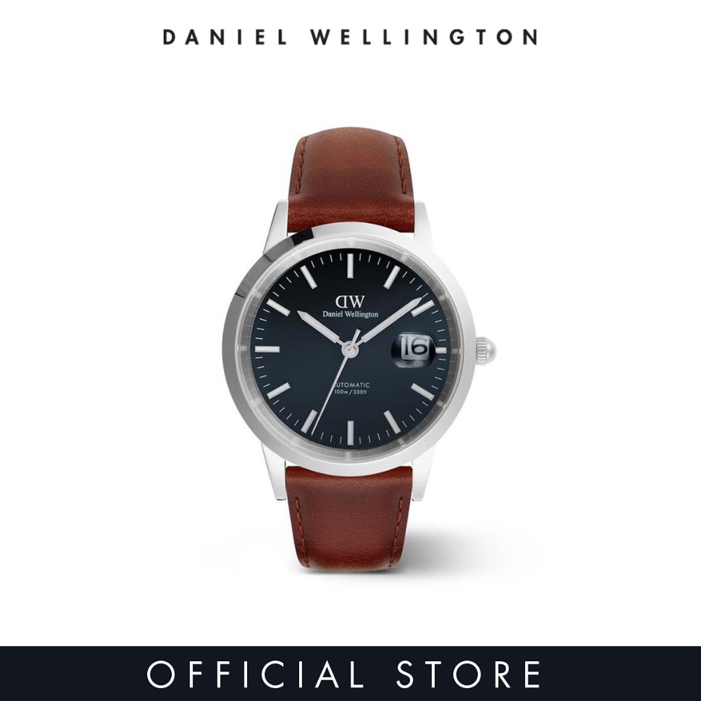 [2 years warranty] Daniel Wellington Iconic Automatic 40mm St Mawes Silver Arctic - Enamel Dial - Men Watch Automatic movement watch DW Official Authentic Original ราคา 13,079 บาท*ส่งฟรี