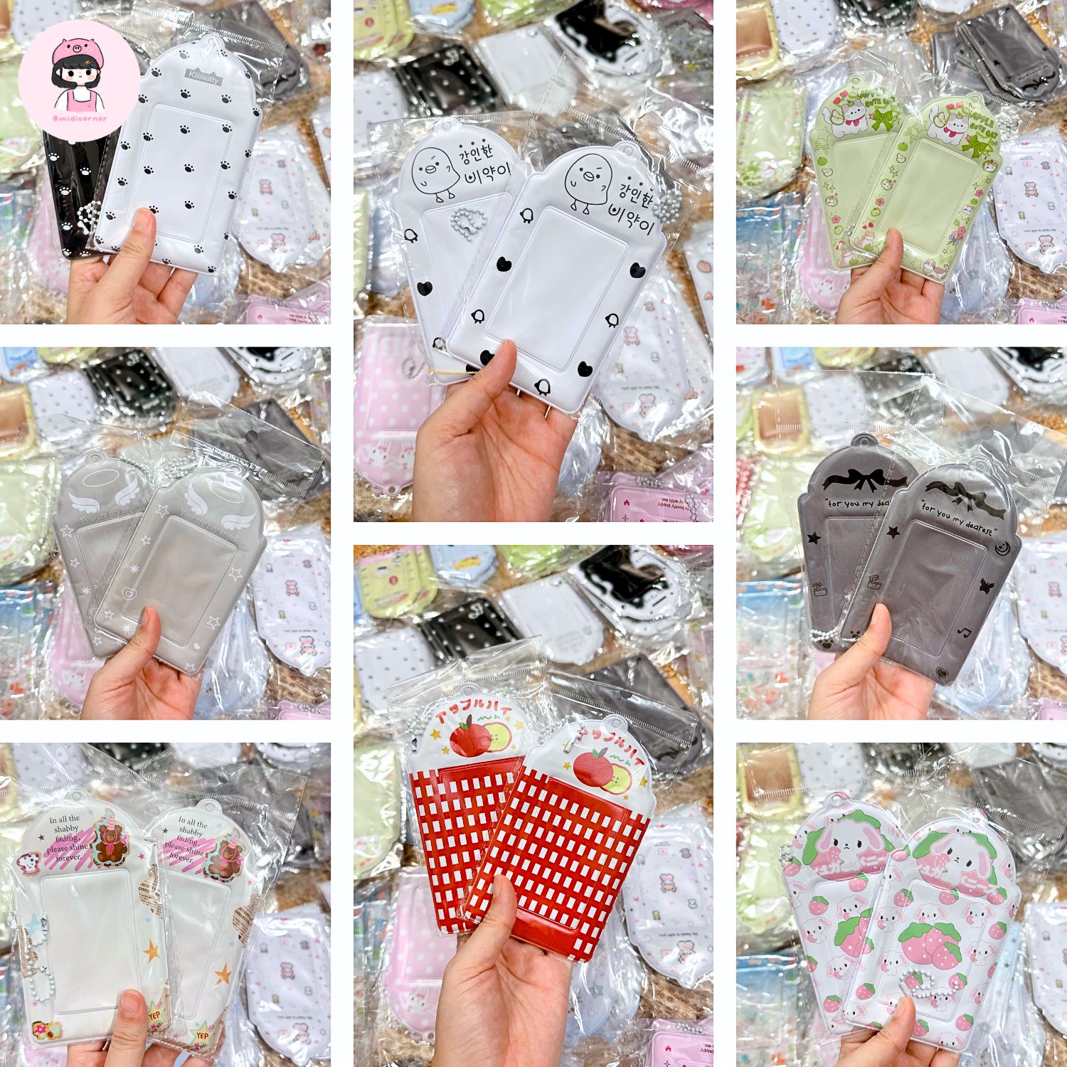 [Inbox chọn mẫu] Card holder nhiều mẫu dễ thương Midi Corner