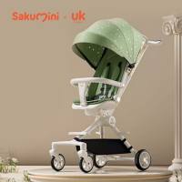 Sakumini Stroller Bayi Portable Foldable Kereta Dorong Lipat Canopy Travelling