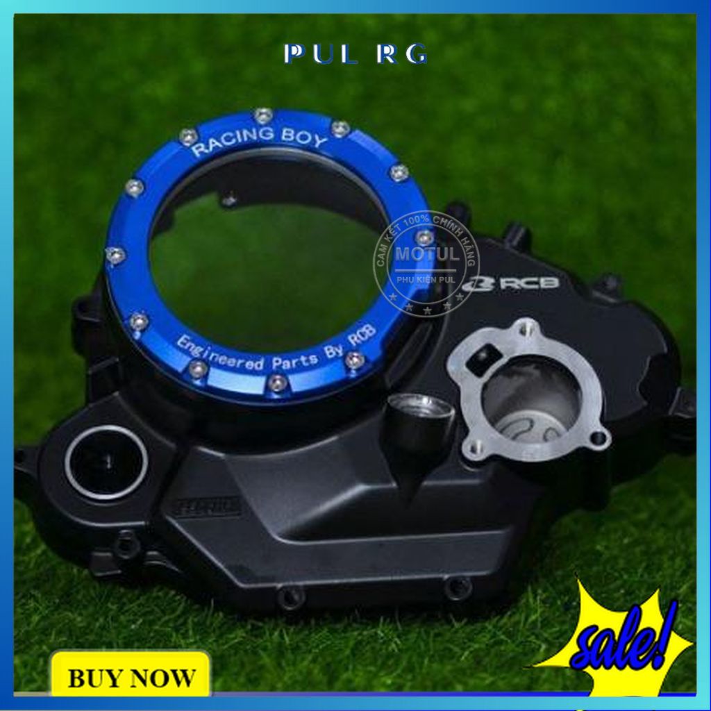 Ốp lốc máy lốc nồi xe Exciter 150 trong suốt racing boy chính hãng