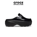 Giày Thời Trang Unisex Crocs Stomp High Shine Loafer - Black - 210659-001