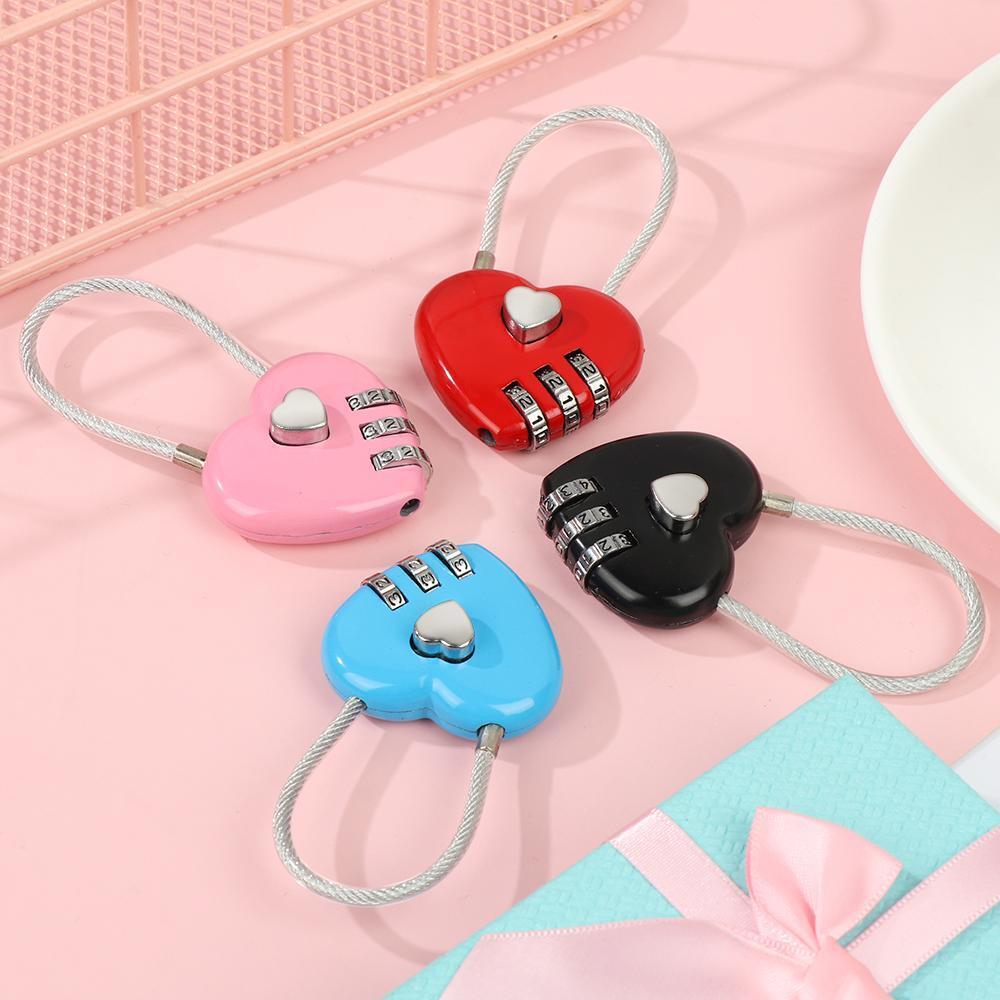 3 quay số chữ số khóa mật mã hình trái tim ổ khóa 3 quay số chữ số khóa mật mã hành lý ổ khóa có mật khẩu đôi tâm trạng khóa tình yêu du lịch valentine ngày món quà lãng mạn ổ khóa cá nhân khóa tình yêu khóa trái tim cho hành lý ổ khóa tổ hợp cho du lịch