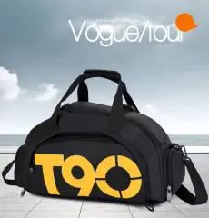merek Tas Ransel dan Duffel Olahraga Gym Fitness Bag 2in1 Polyester - T90 badarmart medan