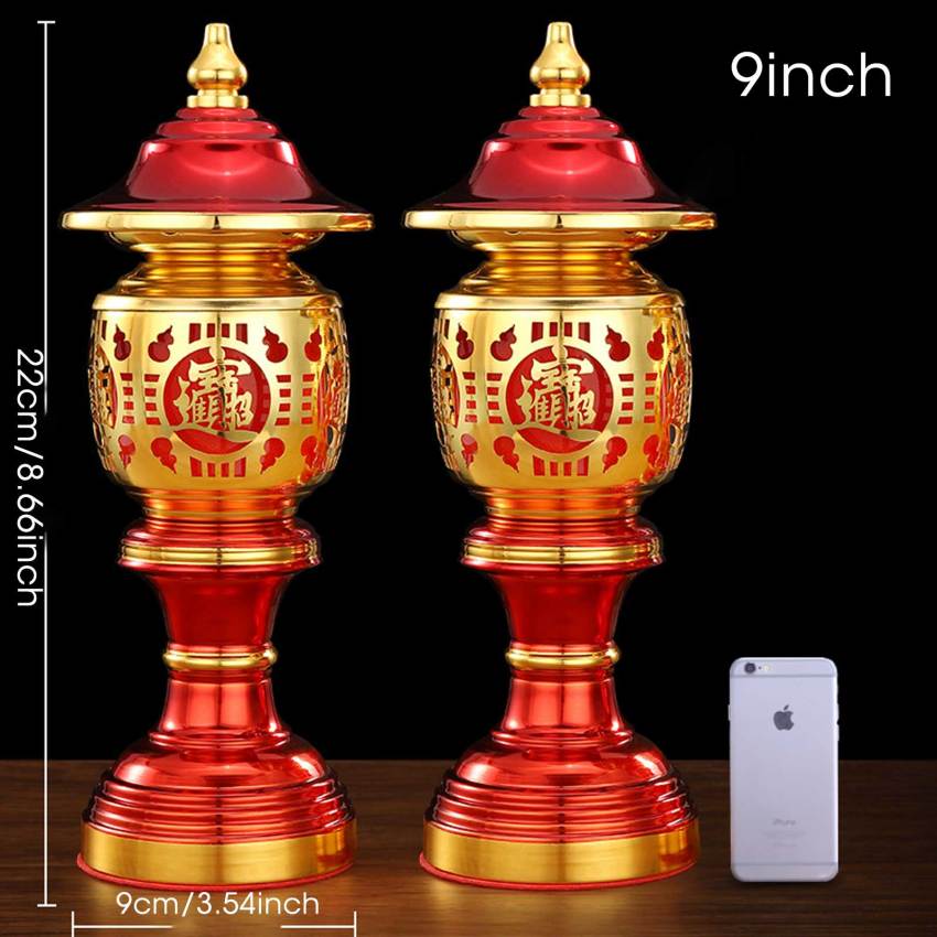 Hợp kim vĩnh cửu ánh sáng-plug-in cầu nguyện đèn cho Nhà bàn thờ, sự giàu có Thần & Quan Công thờ phượng, và thiền định sử dụng