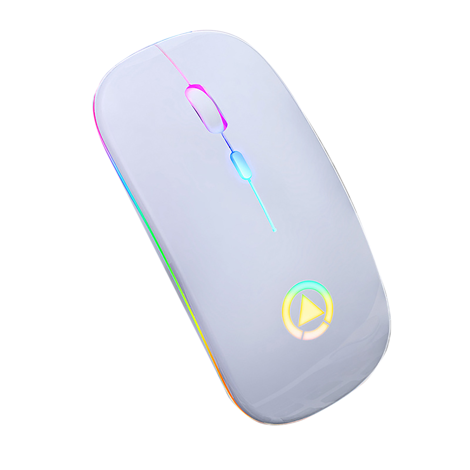 Chuột Bluetooth 7 màu ánh sáng Ergonomic chuột bluetooth không dây chuột Bluetooth 2.4Ghz im lặng cho việc học tập cho ký túc xá