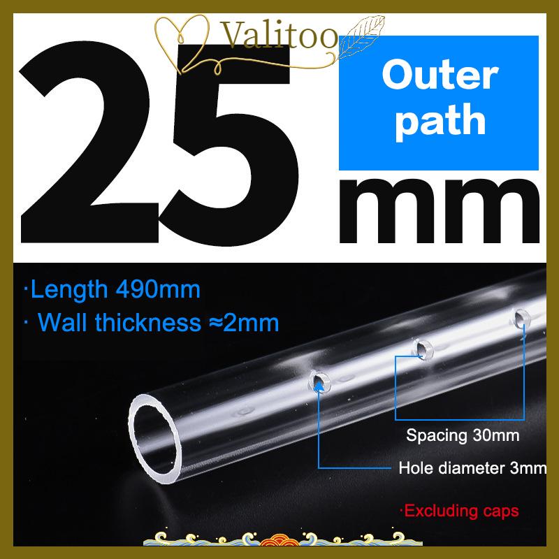 [Valitoo] Bể cá lọc mưa phun Bar dòng chảy ra ống trong suốt Acrylic mưa vòi hoa sen Outlet Ống kit bể cá Bộ lọc bên ngoài accessries - 8