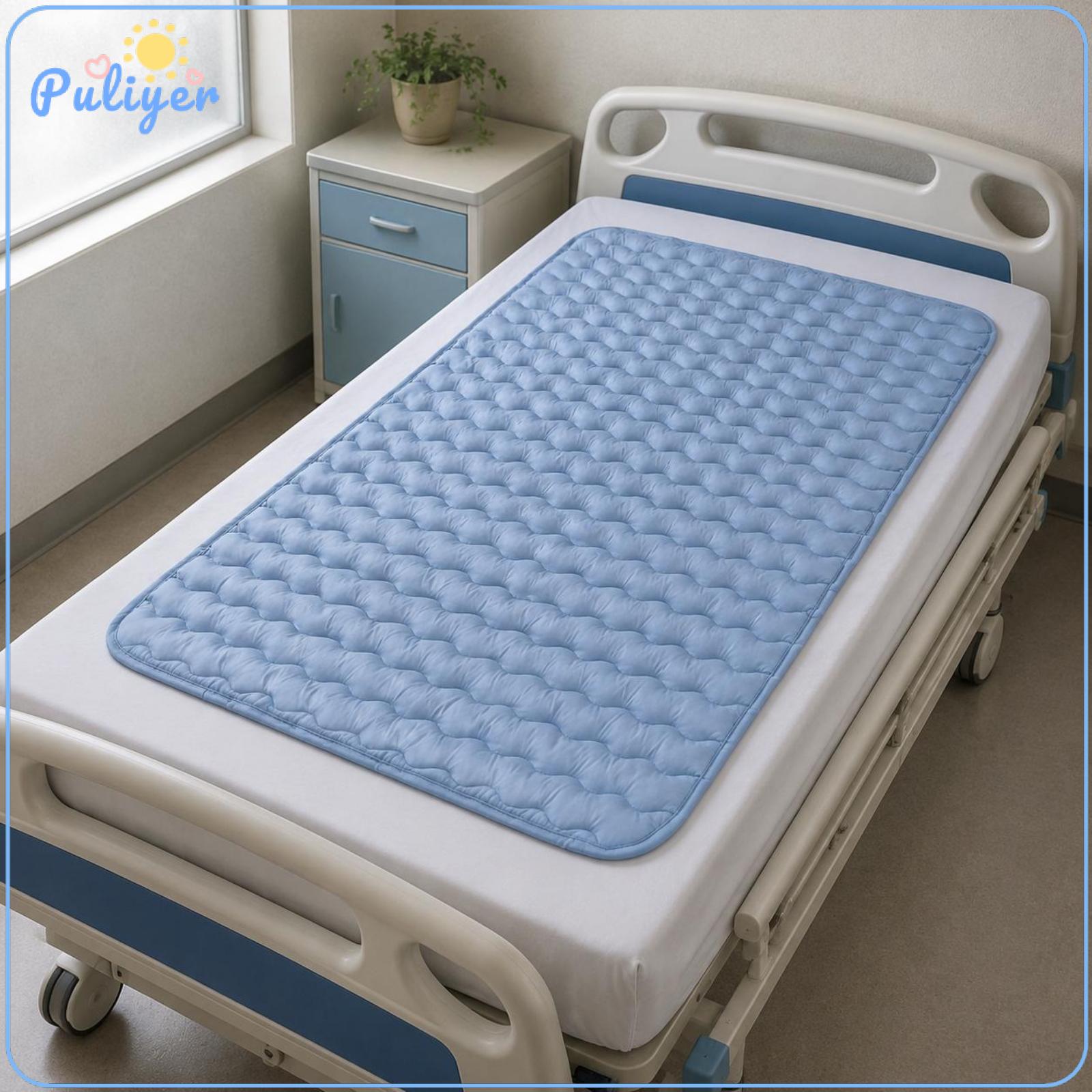 ชุดเครื่องนอนและห้องน้ำ Kesoto Wave Textured ที่นอน Pad Breathable บรรเทาความดันที่นอน Pad Cooling ด้านนอกชั้นเครื่องนอนอุปกรณ์เสริม