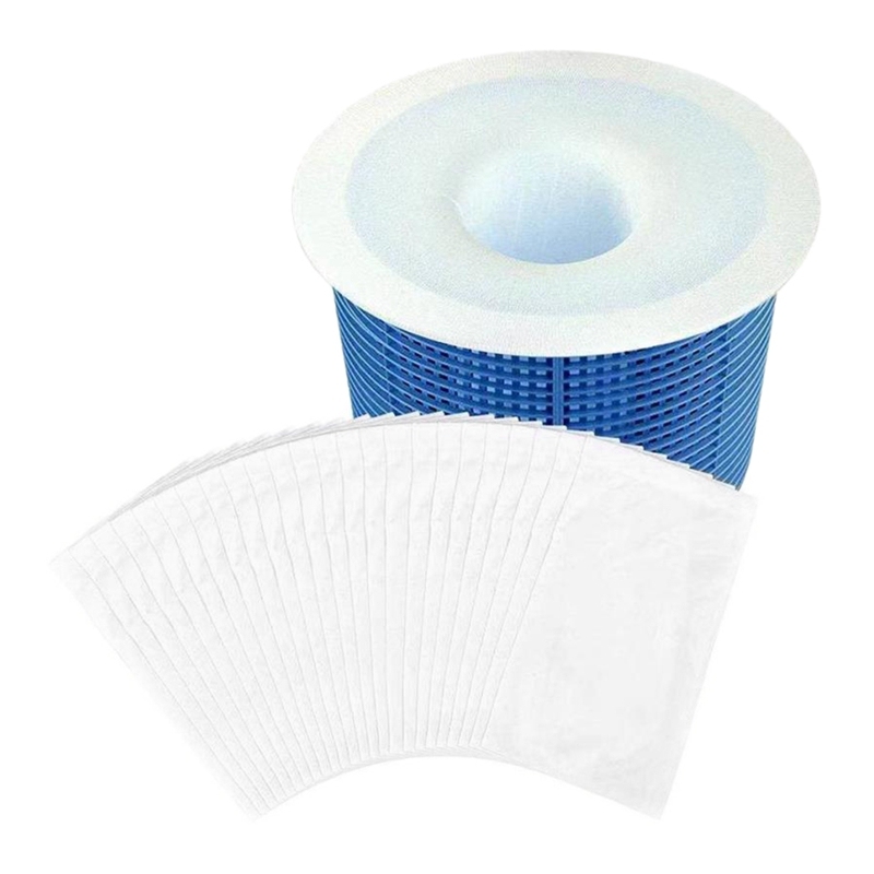 Bảng giá Pool Skimmer Socks, 25-Pack Pool Filter Basket Saver Socks, Reusable Ultra-Fine Mesh Sock Filter Pool Debris Catcher
