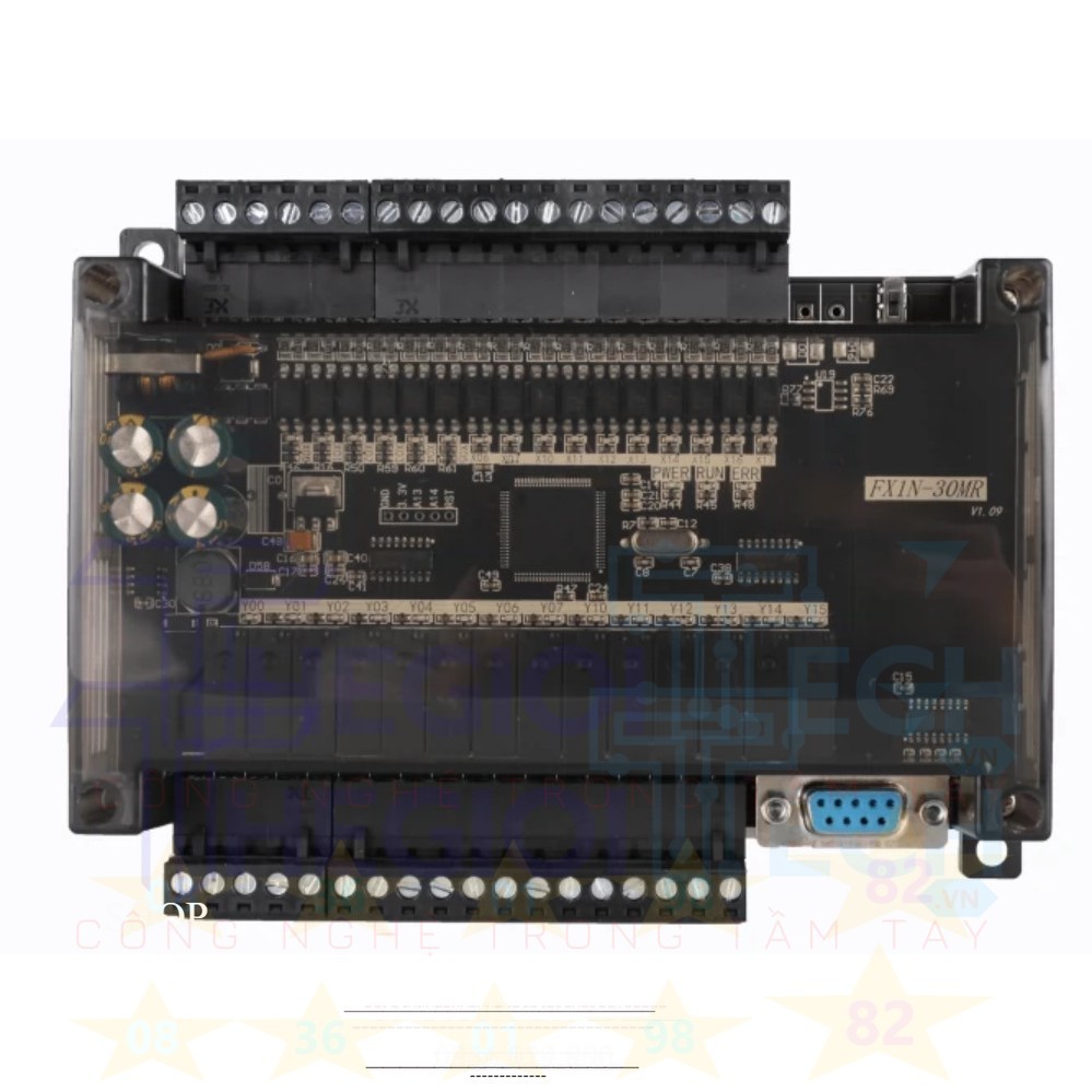 TH FANCO Mitsubishi GX Works2, Bộ Lập Trình PLC FX3U 32MR FX3U-48MR FX3U-48MT 32MT 14MR RS232 RS485 RTC 6AD2DA FK3U FX1N - FX1N-30MR FK
