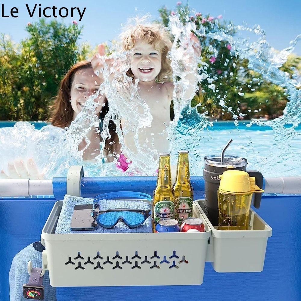 LE VICTORY Treo Giỏ đựng đồ bên hồ bơi Dày Hồ bơi trên Giỏ đựng đồ Bền Vừa vặn nhất Giỏ Treo Đựng Đồ Ngoài trời