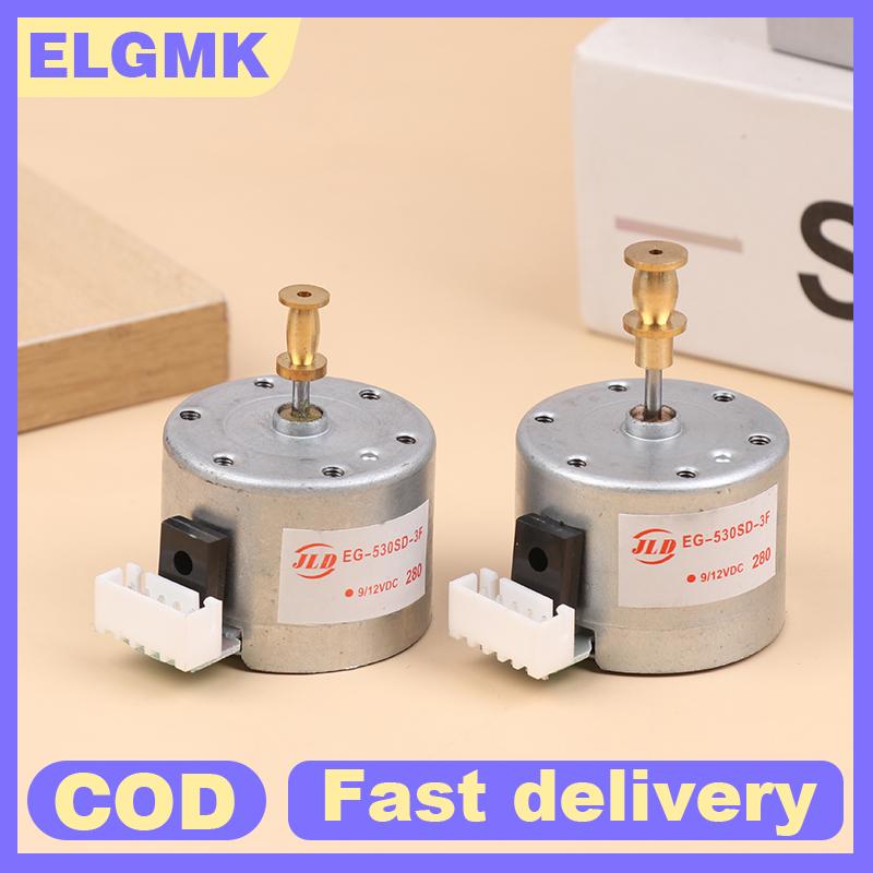 ELGMK EG530SD-3F DC5-12V 3 tốc độ 33 45 78 kim loại bàn xoay động cơ 25 mm gắn lỗ tay áo động cơ cho bàn xoay Máy nghe nhạc