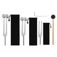 Tuning Fork Set (128Hz 256Hz 512Hz) Tuning Forks for Chakra/ Healing/ Sound Therapy Instruments