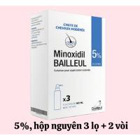 Xịt Mọc Tóc 5% Minoxidil Bailleul Ngăn Tóc Rụng Kích Thích Mọc Tóc - Chính Hãng Pháp