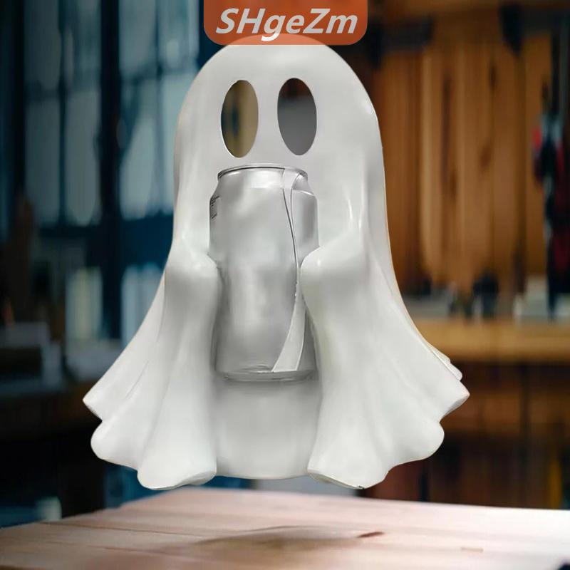 [COD] SHgeZm Dễ Thương Ma Uống Chủ Spooky Halloween Ma Có Thể Chủ Cho Coke Soda Lon Máy Tính Để Bàn Nhựa Trang Trí Cho Trong Nhà Trang Trí Nội Thất