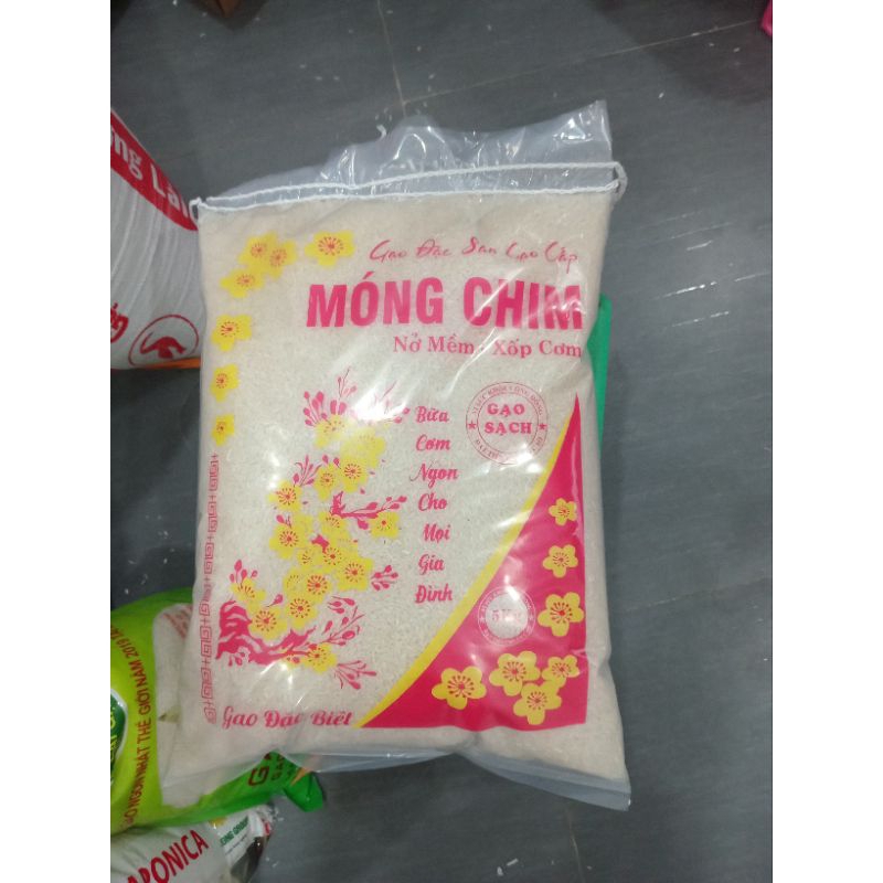 5kg gạo móng chim nở khô xốp