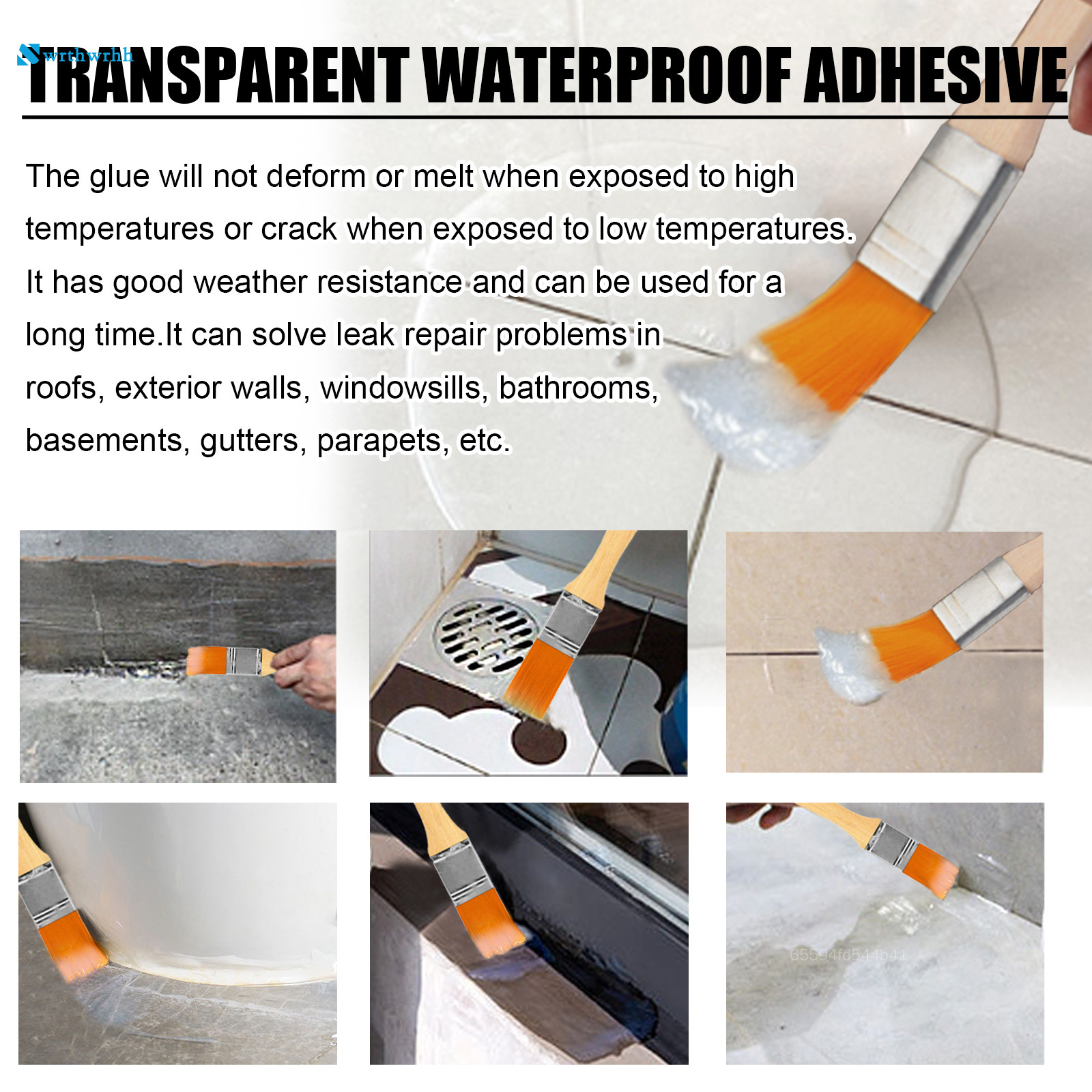 Trong Suốt Tường Ràng Buộc keo sửa chữa Tự Phun Chống Rò Rỉ Đại Lý Cho Gạch Gạch Bê Tông Gỗ WRHH-MY
