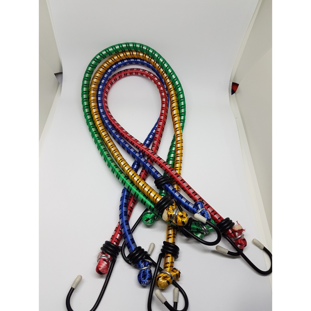 Tali Bagasi Motor Tali Karet Pengikat Barang Serbaguna 100CM 1 Meter Aksesoris motor Harga 5,388 rupiah*Gratis Ongkir