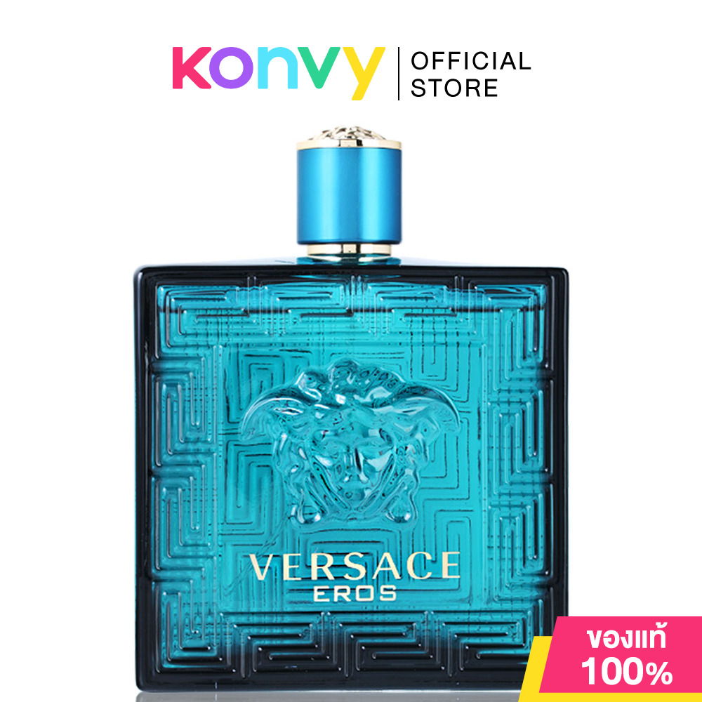 Versace Eros EDT [30ml/50m/100ml/200ml] น้ำหอม เวอร์ซาเช่สำหรับผู้ชาย กลิ่นสะอาดสดชื่น (ของแท้ 100%) ราคา 2,295 บาท*ส่งฟรี