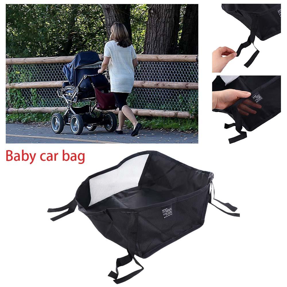 HTUAU Sơ sinh Túi tổ chức Đứa bé Cầm tay Pram Phụ kiện xe đẩy Giỏ treo Giỏ xe đẩy