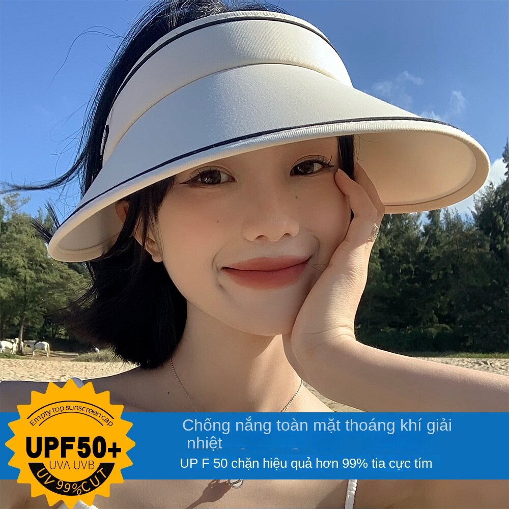 Tặng mũ chống nắng mũ chống nắng dây chống gió mũ chống nắng đơn giản mùa hè cho nữ mũ chống nắng lớn mũ chống nắng che mặt mũ đi xe đạp