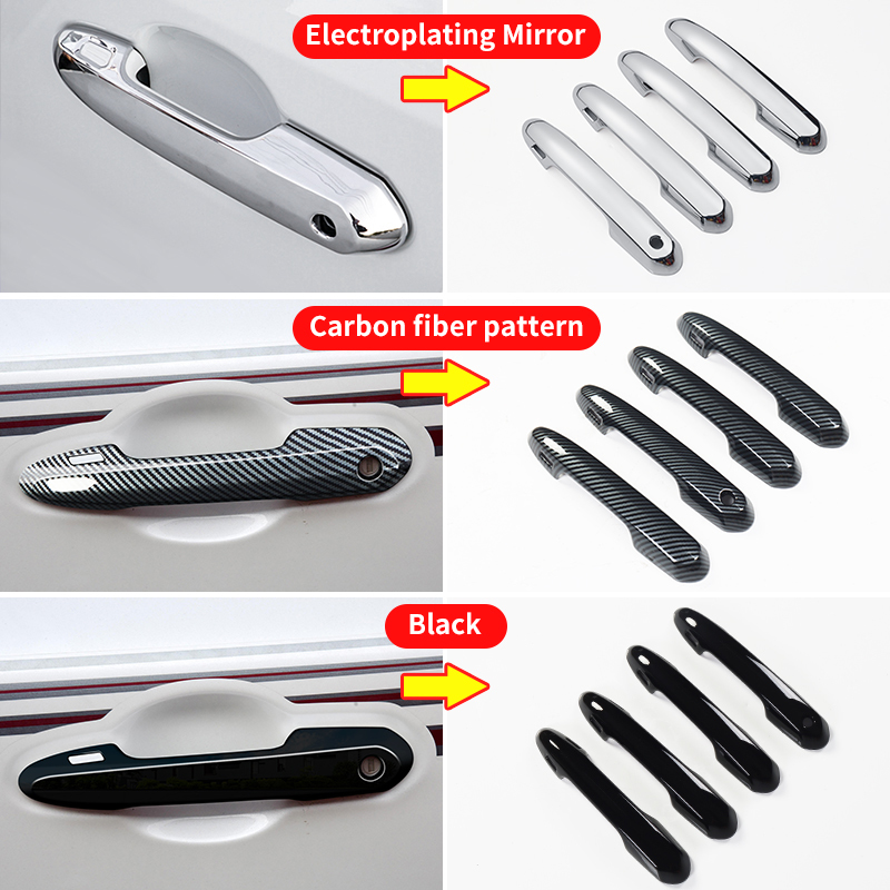 For Toyota Land Cruiser 300 2021 2022 2023 Outside Door Handles Decoration LC300 Exterior Upgraded Accessories Chrome Tuning