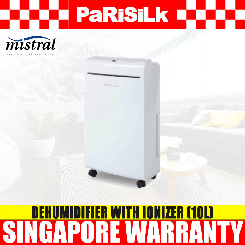 Mistral MDH100 Dehumidifier With Ionizer (10L) Singapore