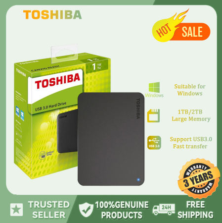 Toshiba Canvio Basics Portable External Hard Drive 1TB/2TB
