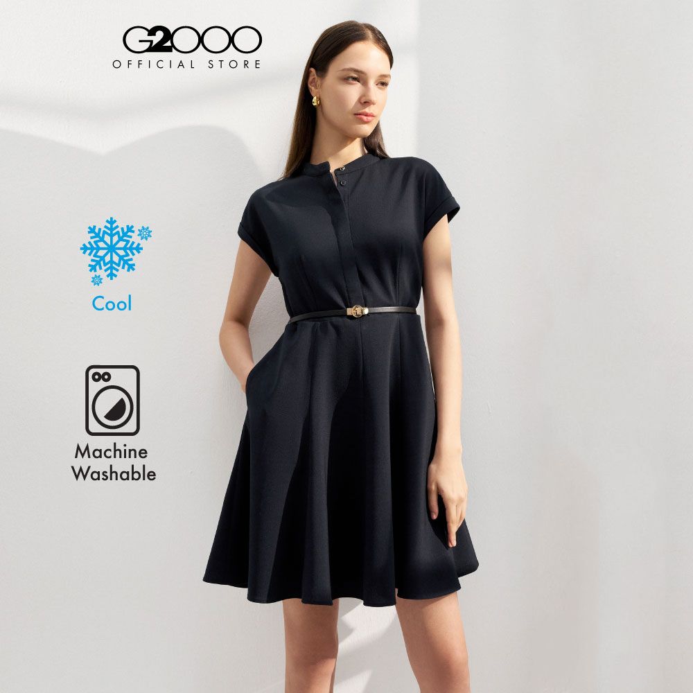 G2000 เดรสสำหรับผู้หญิง ทรง Fit & Flare Shape รุ่น 4123121679 NAVY ราคา 1,600 บาท*ส่งฟรี