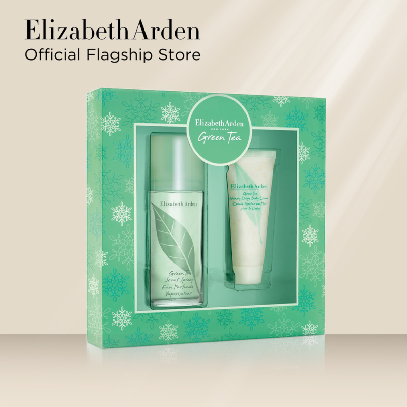 Buy Elizabeth Arden Green Tea 3.3oz / 100ML + Green Tea Honey Drops Body Cream 2 Piece Set Singapore