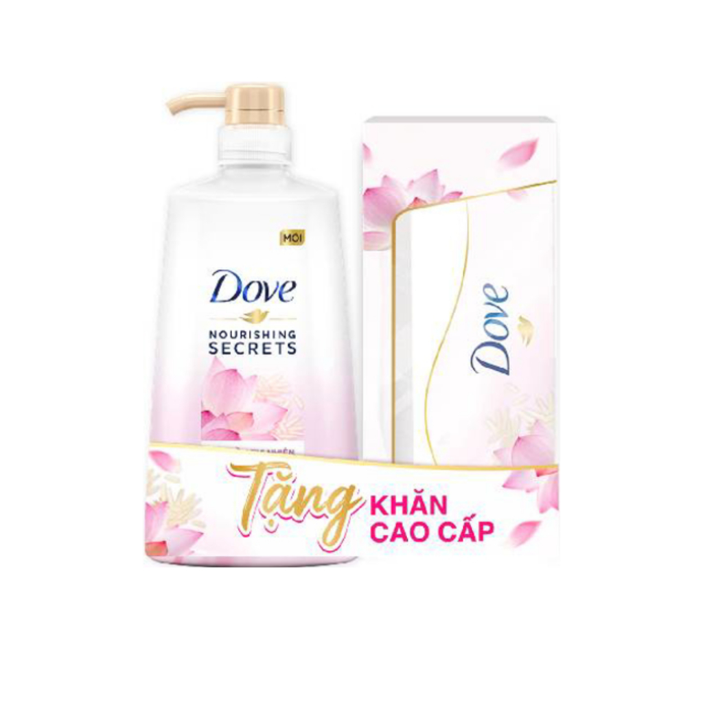Dầu gội Dove Óng mềm tự nhiên 640g