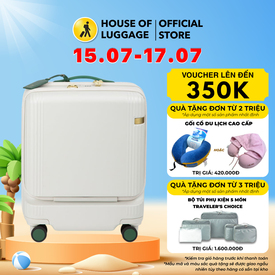 Vali kéo du lịch HAyU Sedum Front Pocket ACE. Nhật Bản