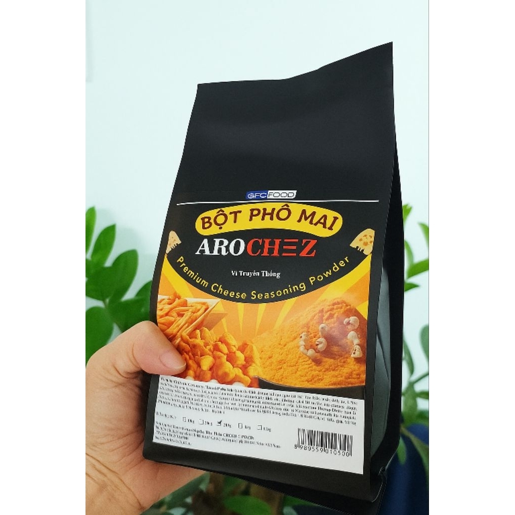 Bột Phô Mai AROCHEZ GFC FOOD 500G Rắc Khoai, Bỏng Ngô – Vị Mặn truyền thống Thơm Béo đậm đà, bám dính tốt trên sản phẩm